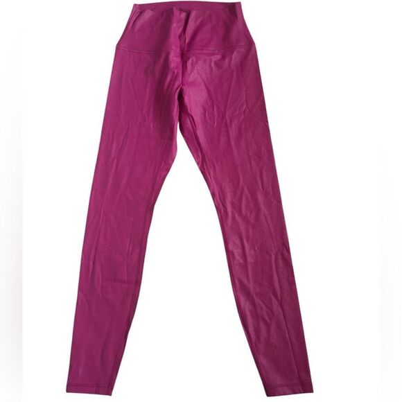 CRZ YOGA Butterluxe Matte Faux Leather Legging High Waisted Magenta, Med… - Picture 2 of 7